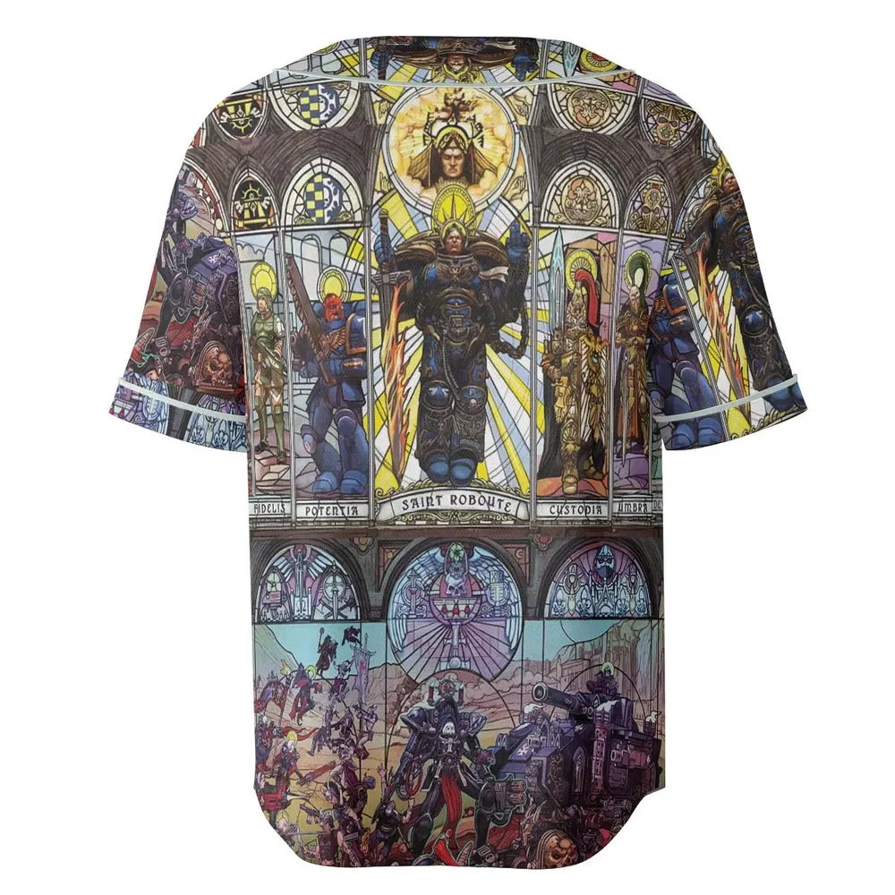 WH40K Library Unisex Baseball Jersey - 4