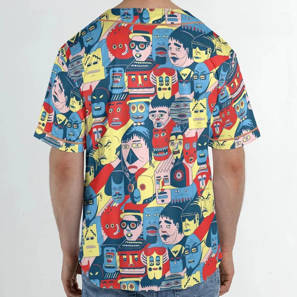 Trash Monsters Adult Swim Unisex Baseball Jersey - 2