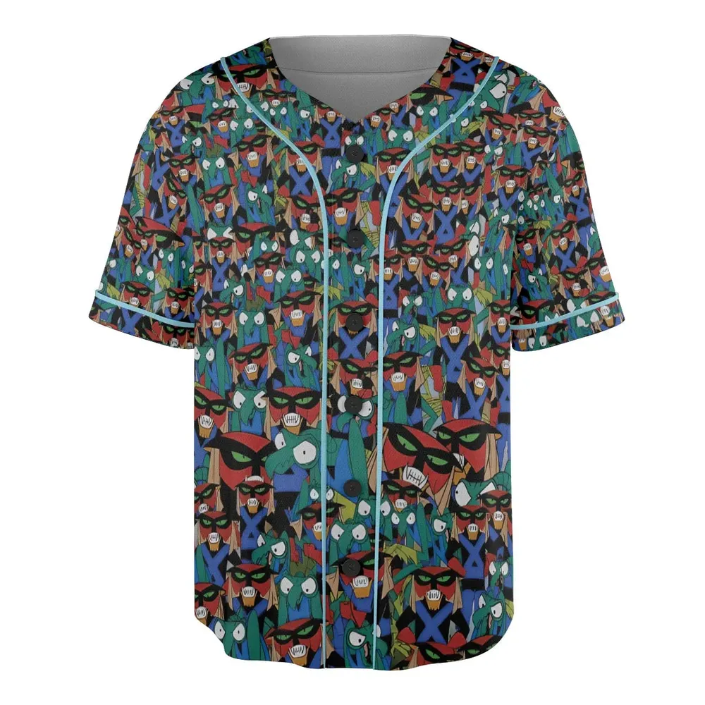 Brak and Zorak Space Ghost Coast to Coast Unisex Baseball Jersey - 3