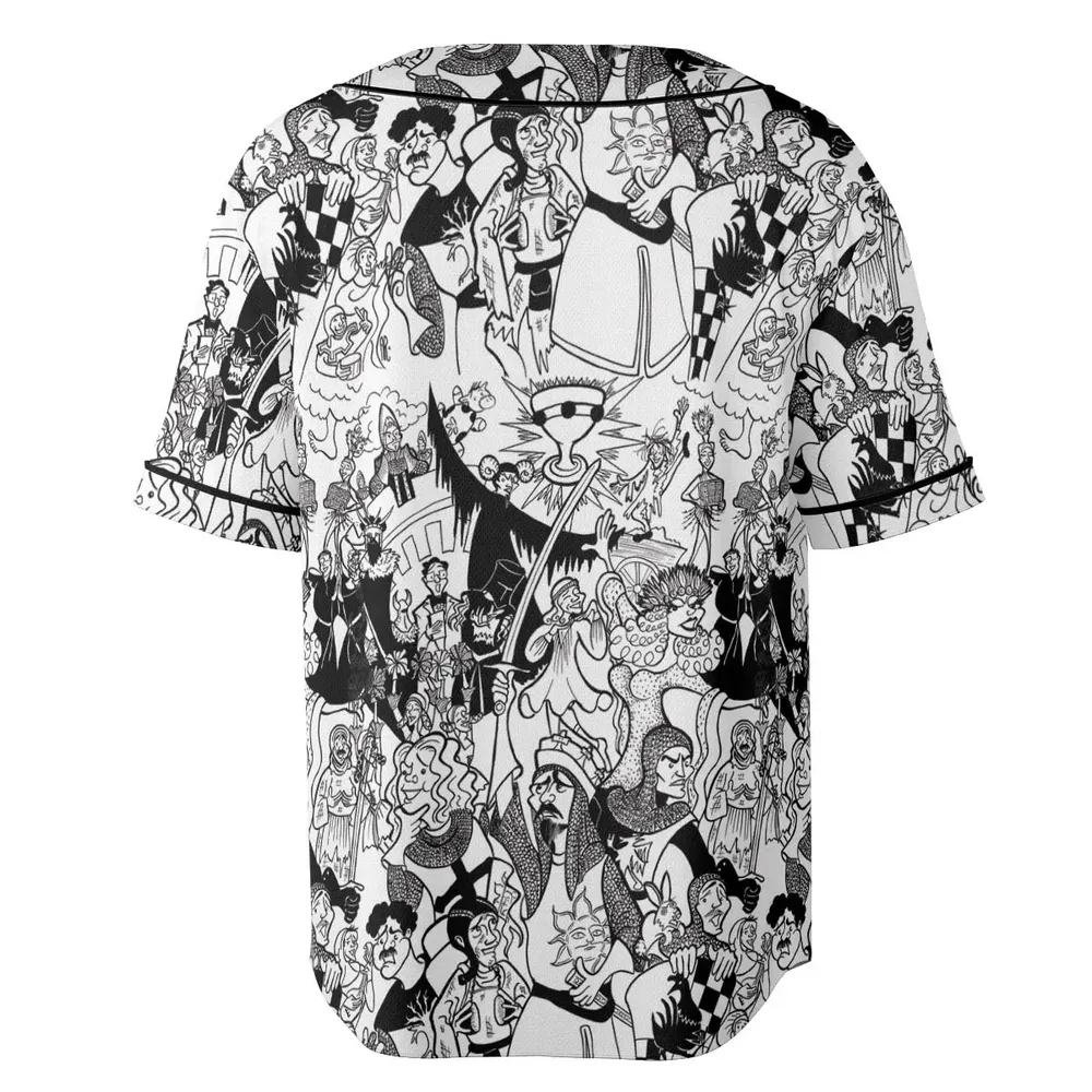 Monty Python Madness Unisex Baseball Jersey - 4