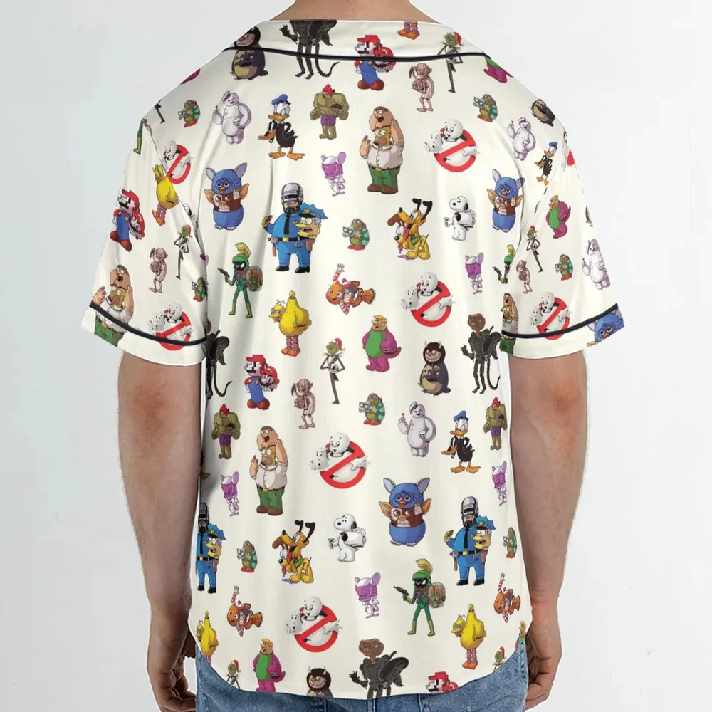 Behind The Face Unisex Baseball Jersey - 2