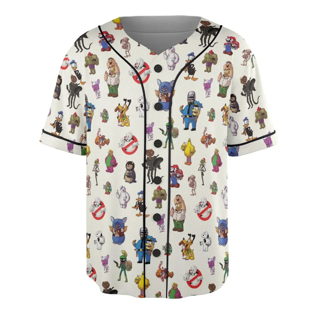 Behind The Face Unisex Baseball Jersey - 3