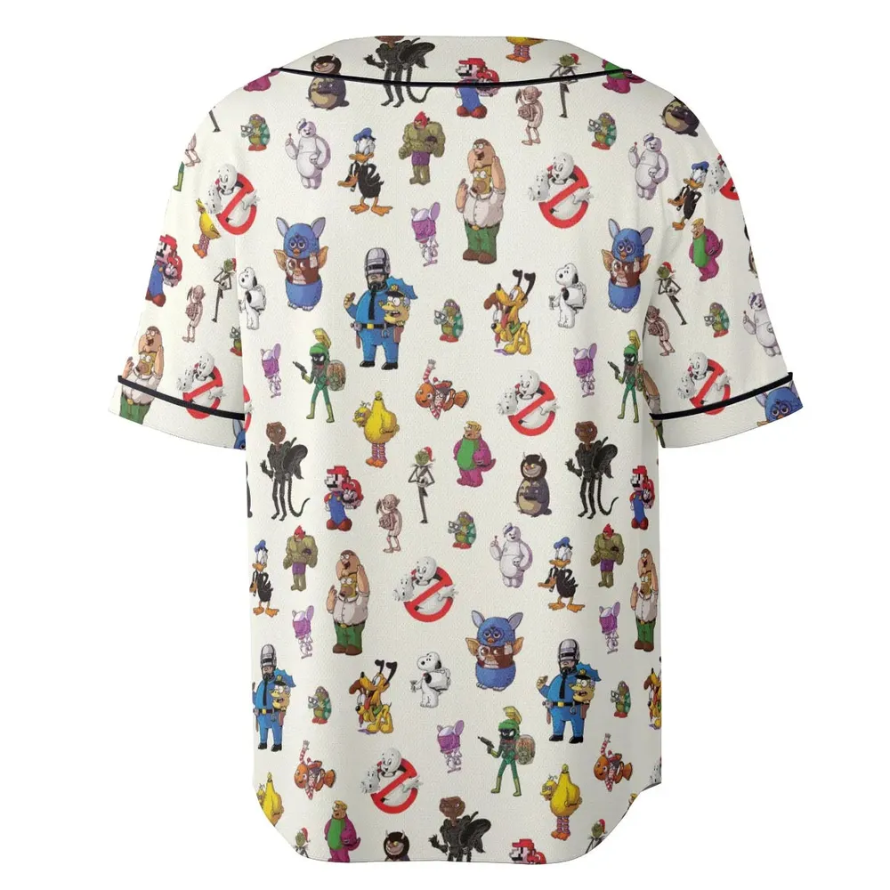 Behind The Face Unisex Baseball Jersey - 4