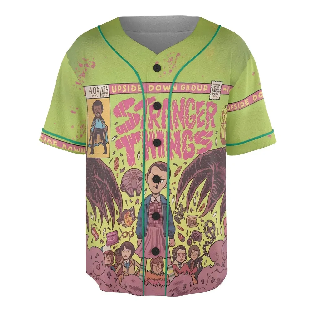Into The Unknown Stranger Things Unisex Baseball Jersey - 3