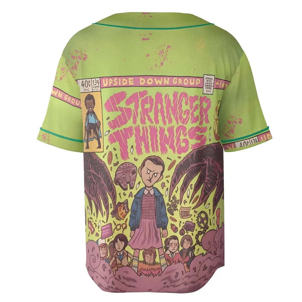 Into The Unknown Stranger Things Unisex Baseball Jersey - 4