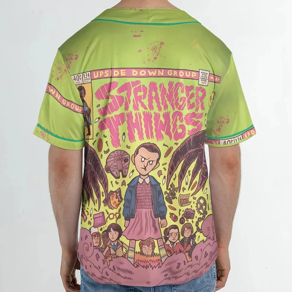 Into The Unknown Stranger Things Unisex Baseball Jersey - 2