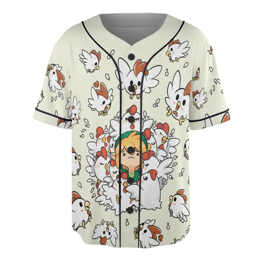 Impossible Situation The Legend of Zelda Unisex Baseball Jersey - 3