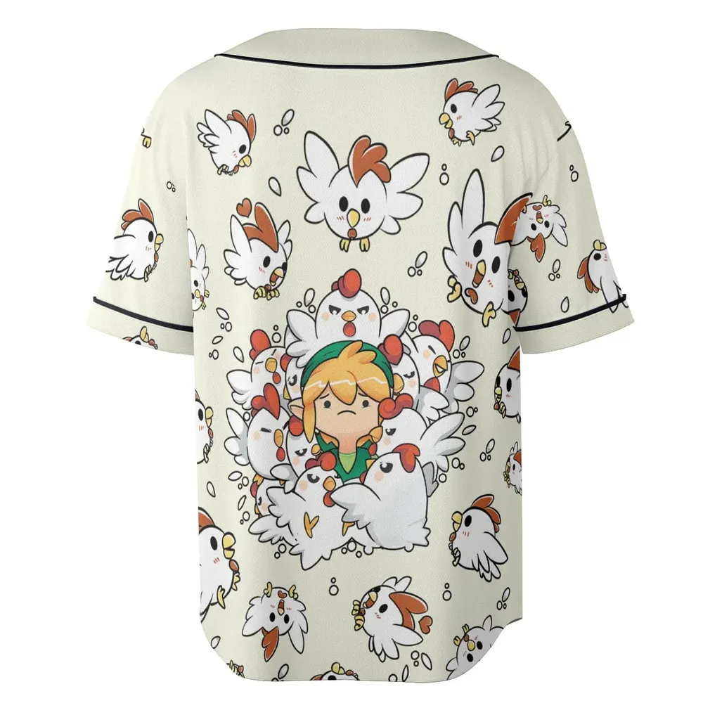 Impossible Situation The Legend of Zelda Unisex Baseball Jersey - 4