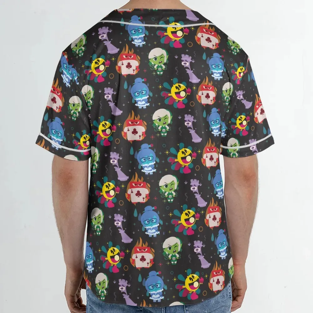 Intensamente Inside Out Unisex Baseball Jersey - 2
