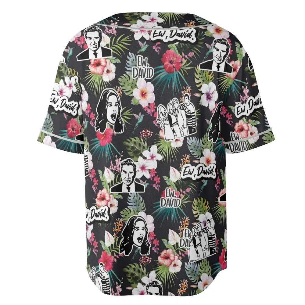 Schitts Creek Tropical Unisex Baseball Jersey - 4
