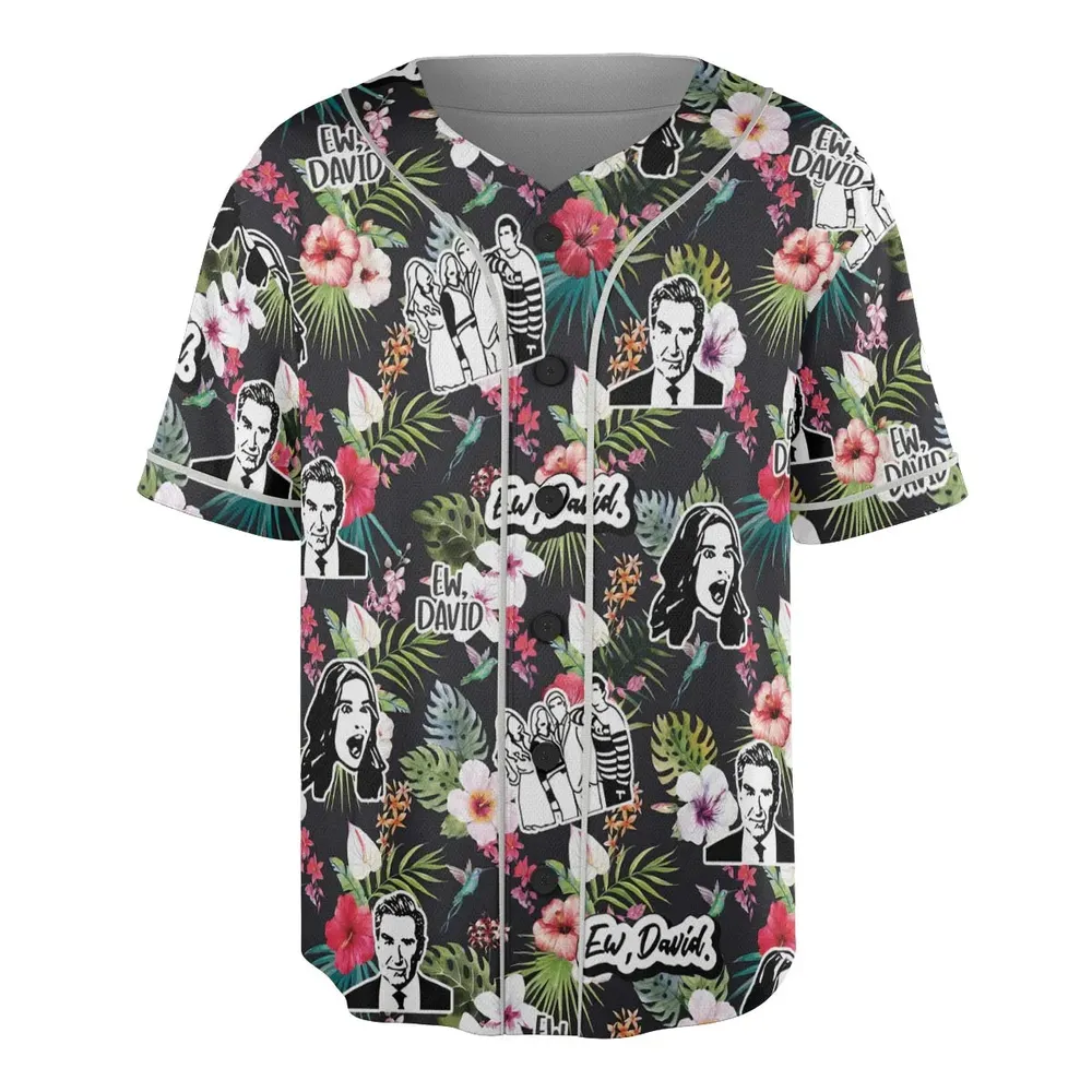 Schitts Creek Tropical Unisex Baseball Jersey - 3