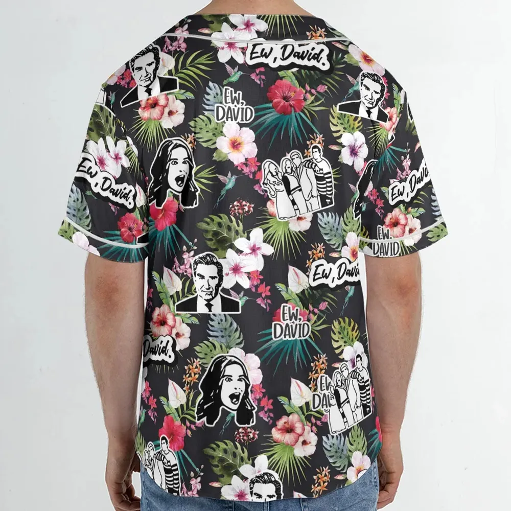 Schitts Creek Tropical Unisex Baseball Jersey - 2