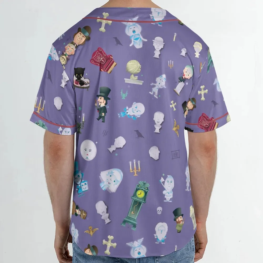 Ghoul Chic Haunted Mansion Unisex Baseball Jersey - 2