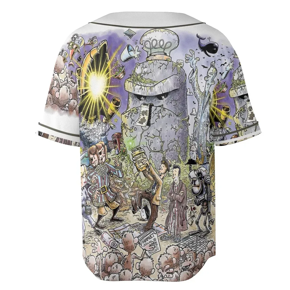 42 Meaning Of Life The Hitchhiker's Guide to the Galaxy Unisex Baseball Jersey - 4