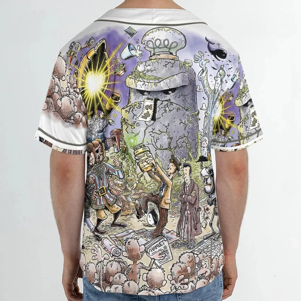 42 Meaning Of Life The Hitchhiker's Guide to the Galaxy Unisex Baseball Jersey - 2