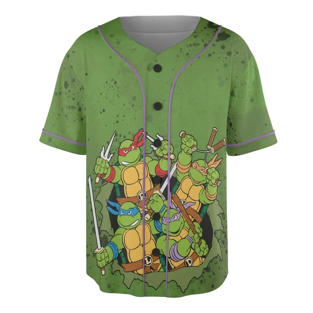 Ninja Style TMNT Unisex Baseball Jersey - 3