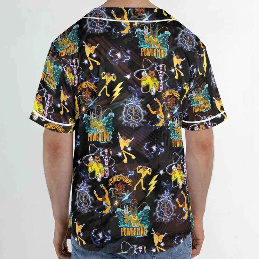 Powerline Concert A Goofy Movie Unisex Baseball Jersey - 2