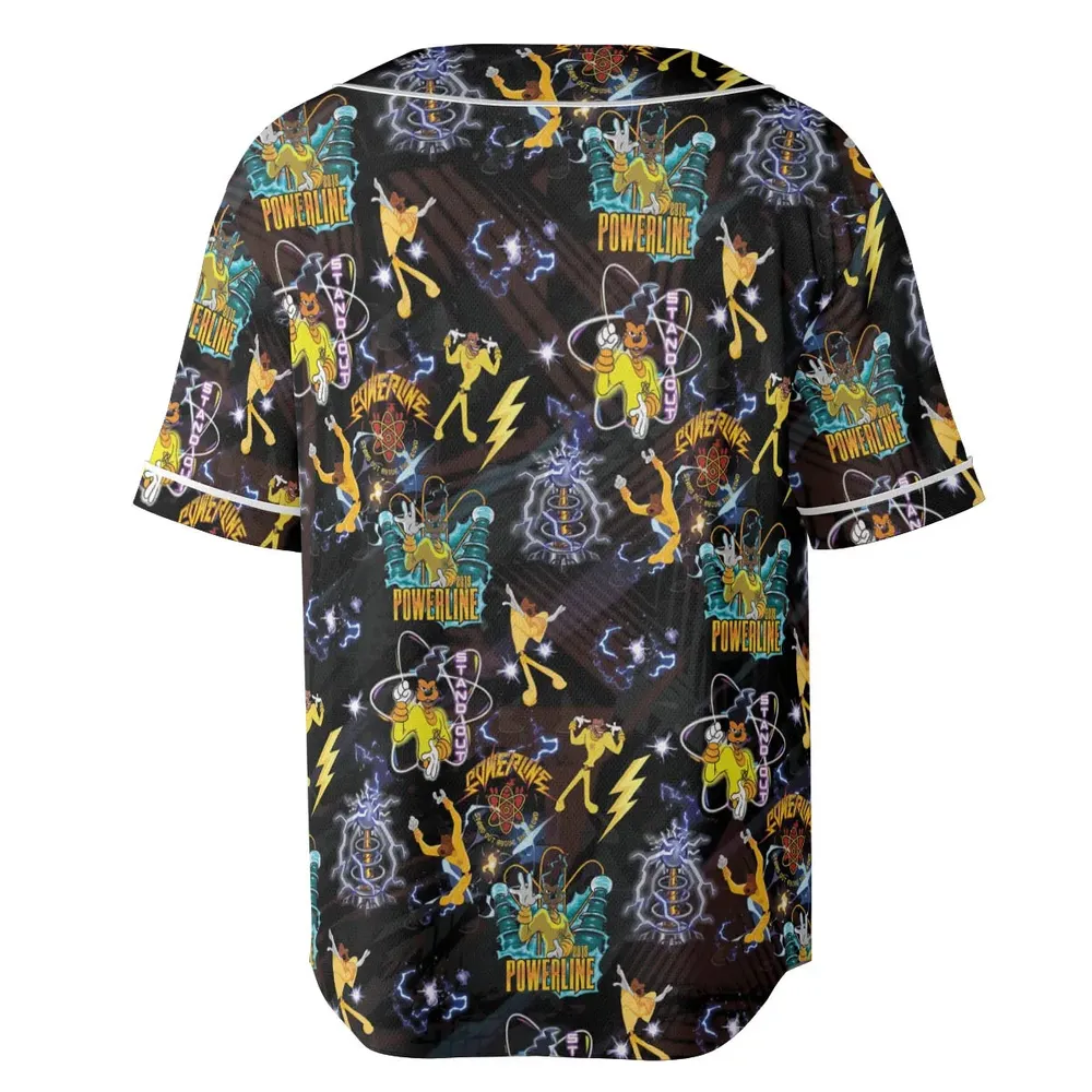 Powerline Concert A Goofy Movie Unisex Baseball Jersey - 4