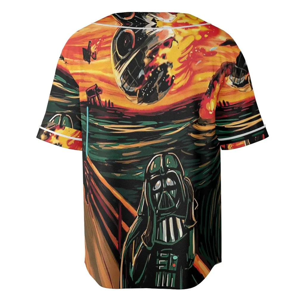 Vader Scream Darth Vader Unisex Baseball Jersey - 4