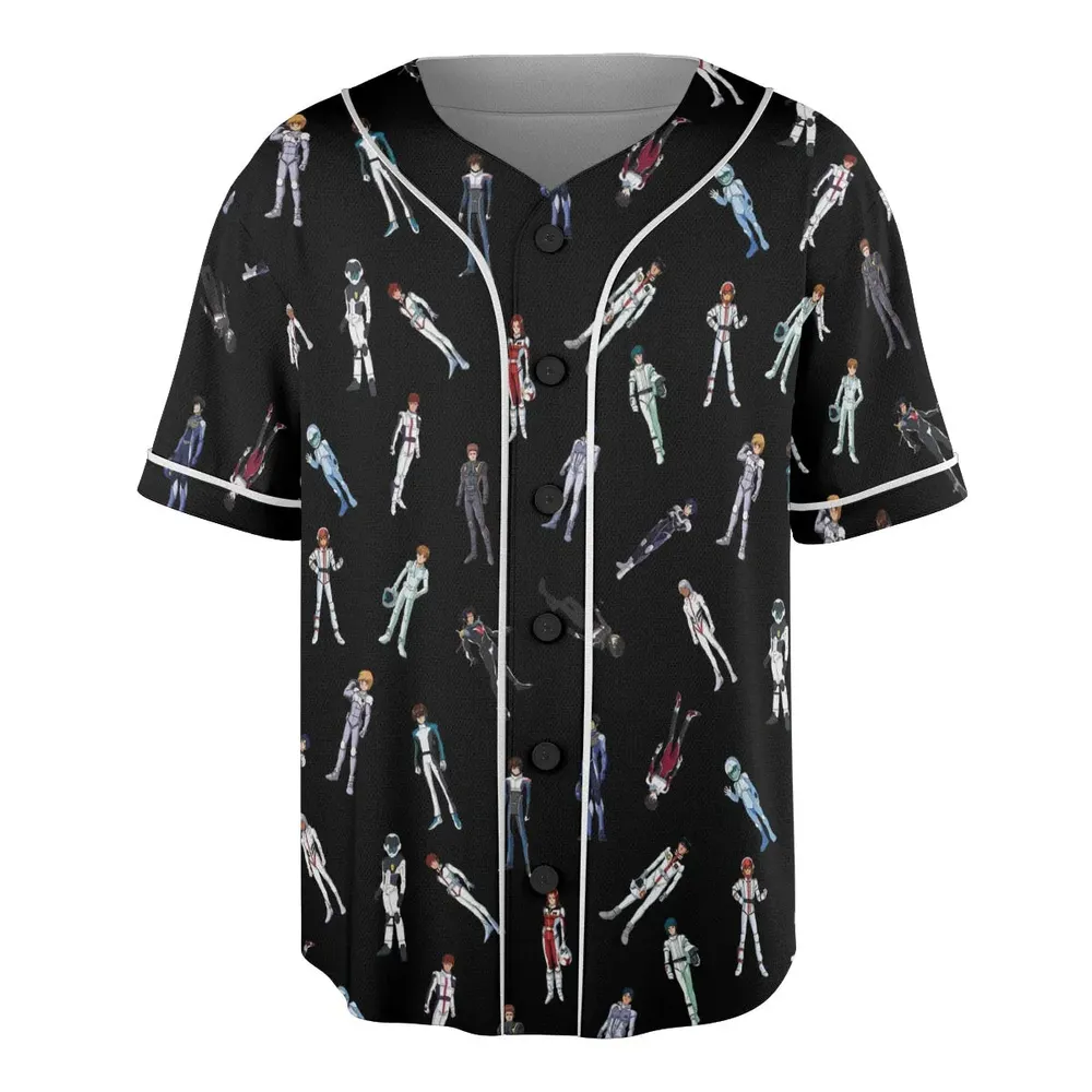 Gundam Pilot Suits Gundam Mobile Unisex Baseball Jersey - 3