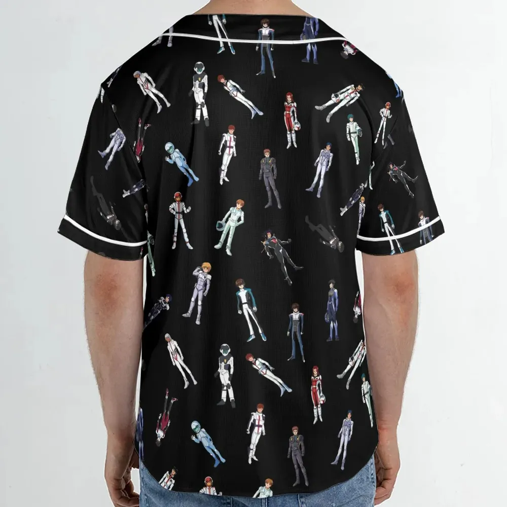 Gundam Pilot Suits Gundam Mobile Unisex Baseball Jersey - 2