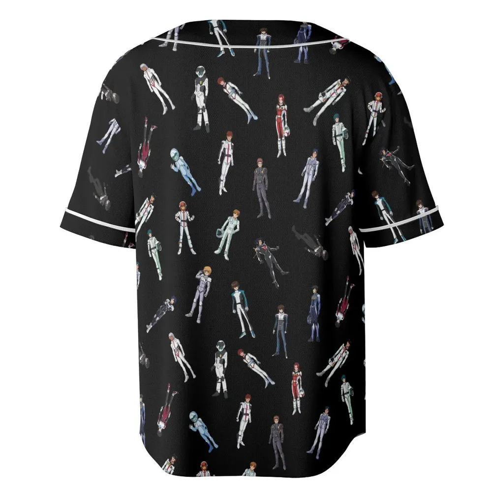 Gundam Pilot Suits Gundam Mobile Unisex Baseball Jersey - 4