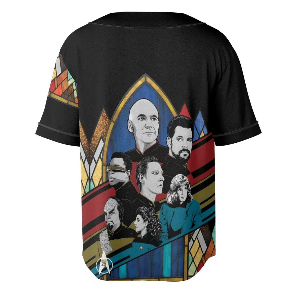 The Next Generation Star Trek Unisex Baseball Jersey - 4