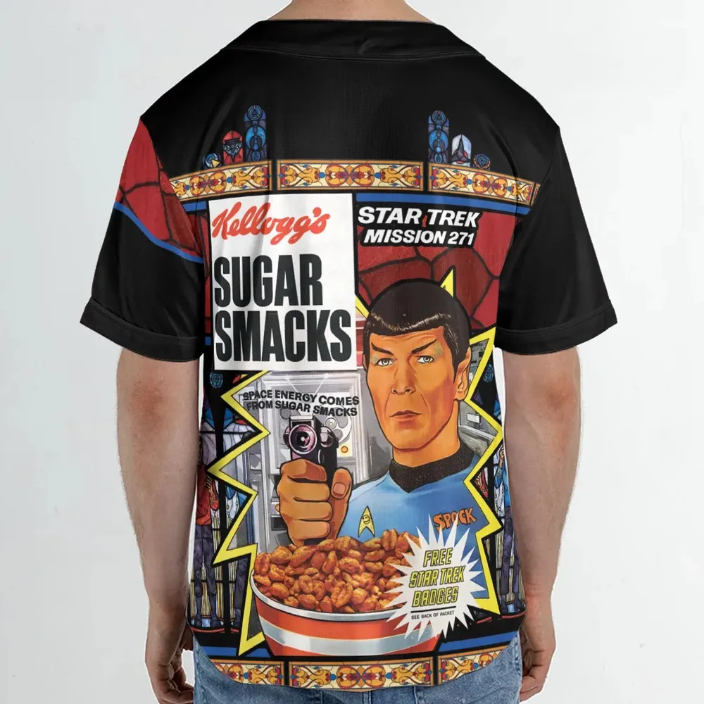 Sugar Smacks Star Trek Unisex Baseball Jersey - 2