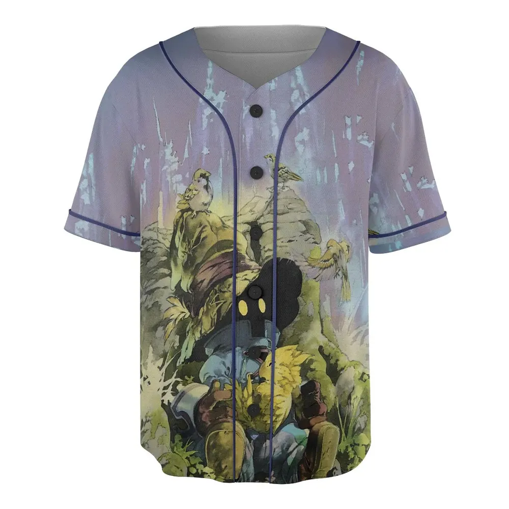 Vivi Rain Final Fantasy Unisex Baseball Jersey - 3