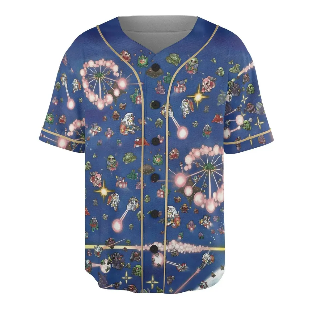 SD Gundam Battle Unisex Baseball Jersey - 3
