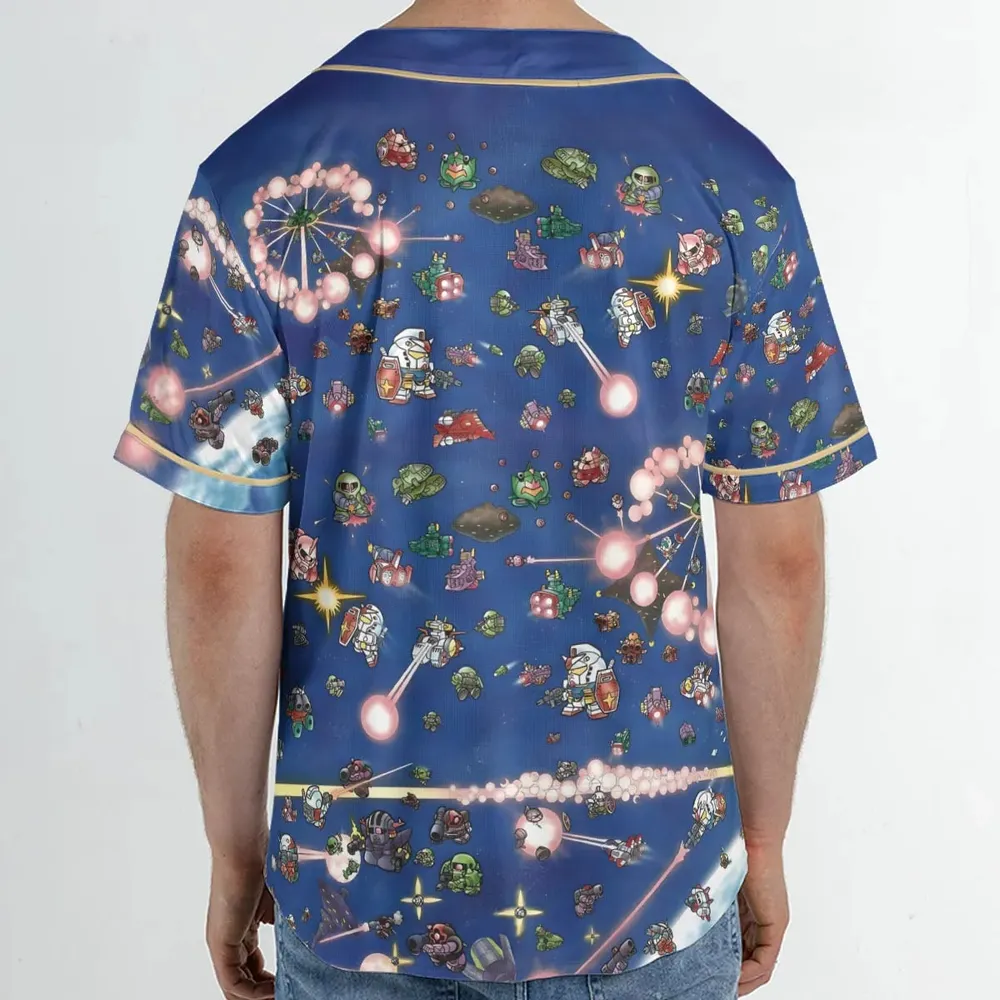 SD Gundam Battle Unisex Baseball Jersey - 2