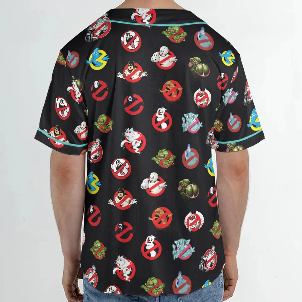No Ghost Exists Ghostbusters Unisex Baseball Jersey - 2