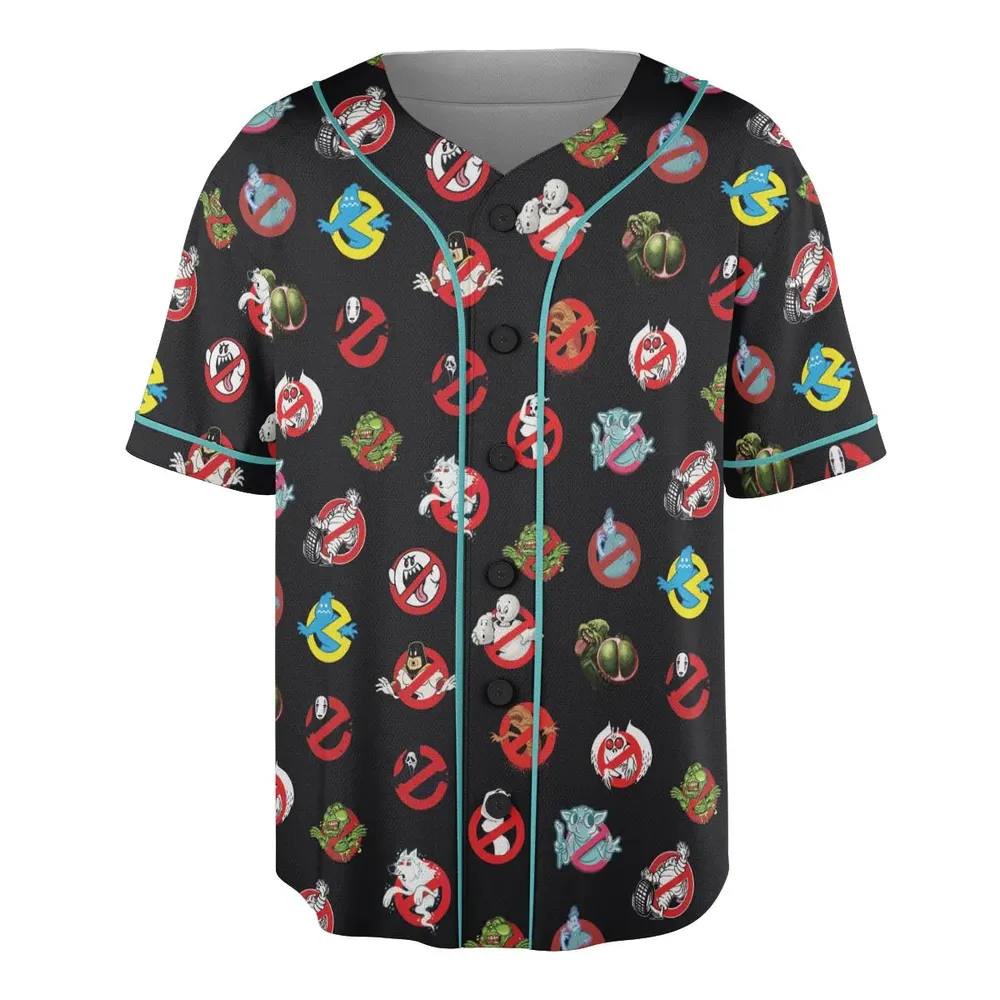 No Ghost Exists Ghostbusters Unisex Baseball Jersey - 3