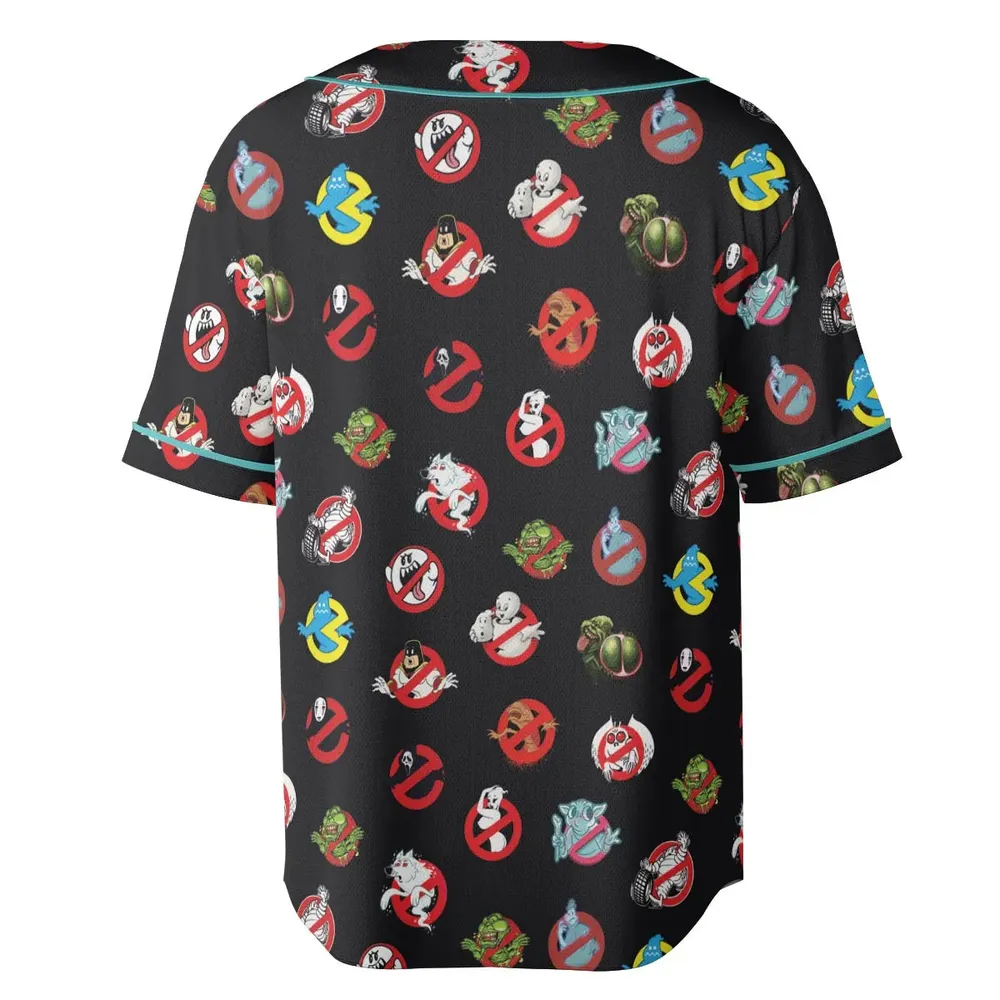 No Ghost Exists Ghostbusters Unisex Baseball Jersey - 4