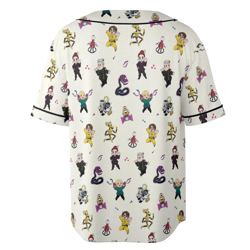 Mst3k Chibi Characters Unisex Baseball Jersey - 4