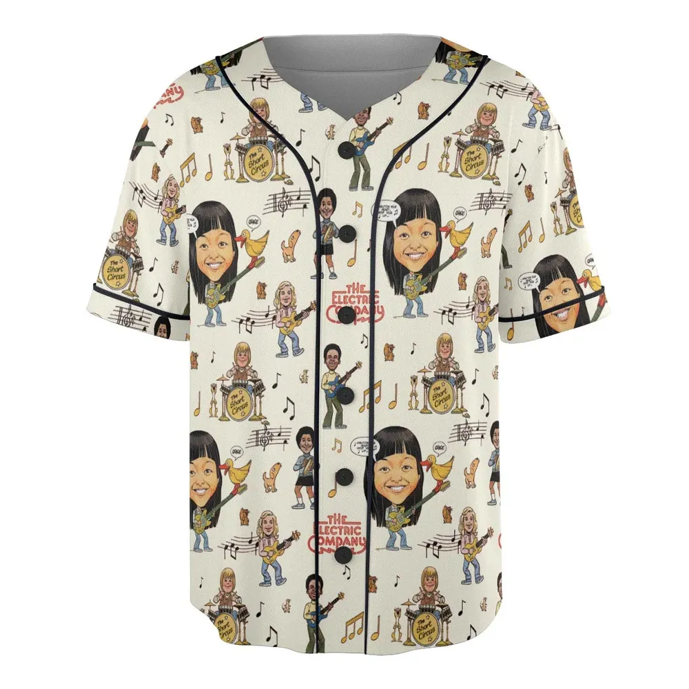 The Electric Company PBS Show Unisex Baseball Jersey - 3