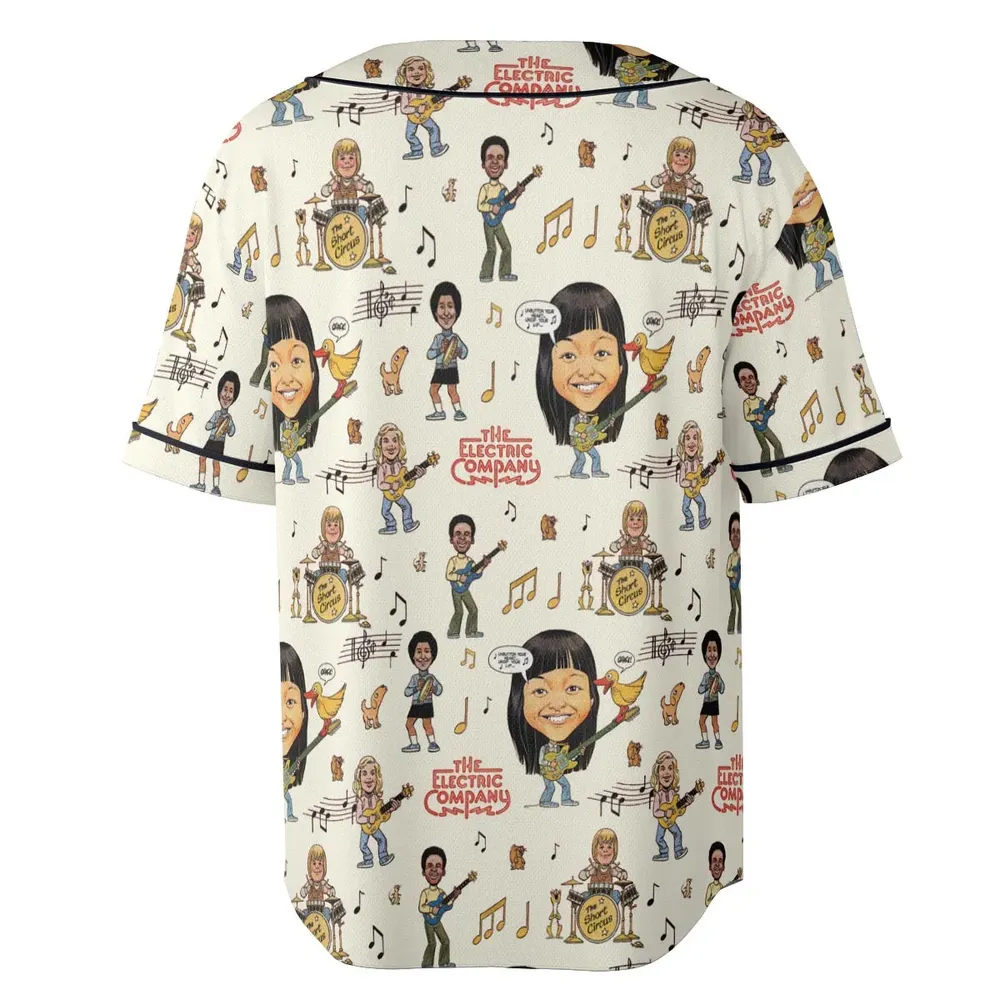 The Electric Company PBS Show Unisex Baseball Jersey - 4