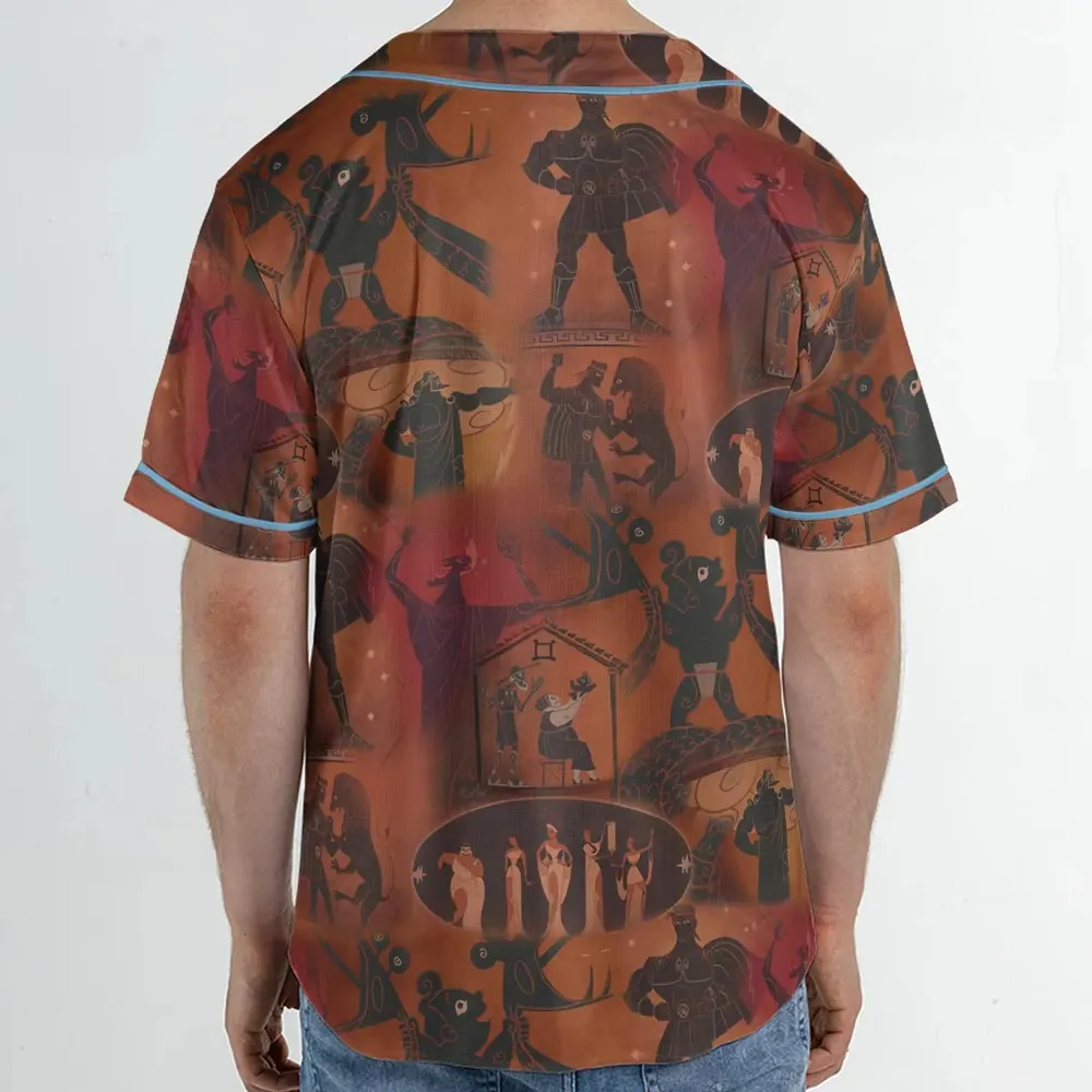 Ancient Hero Hercules 1997 Seamless Unisex Baseball Jersey - 2