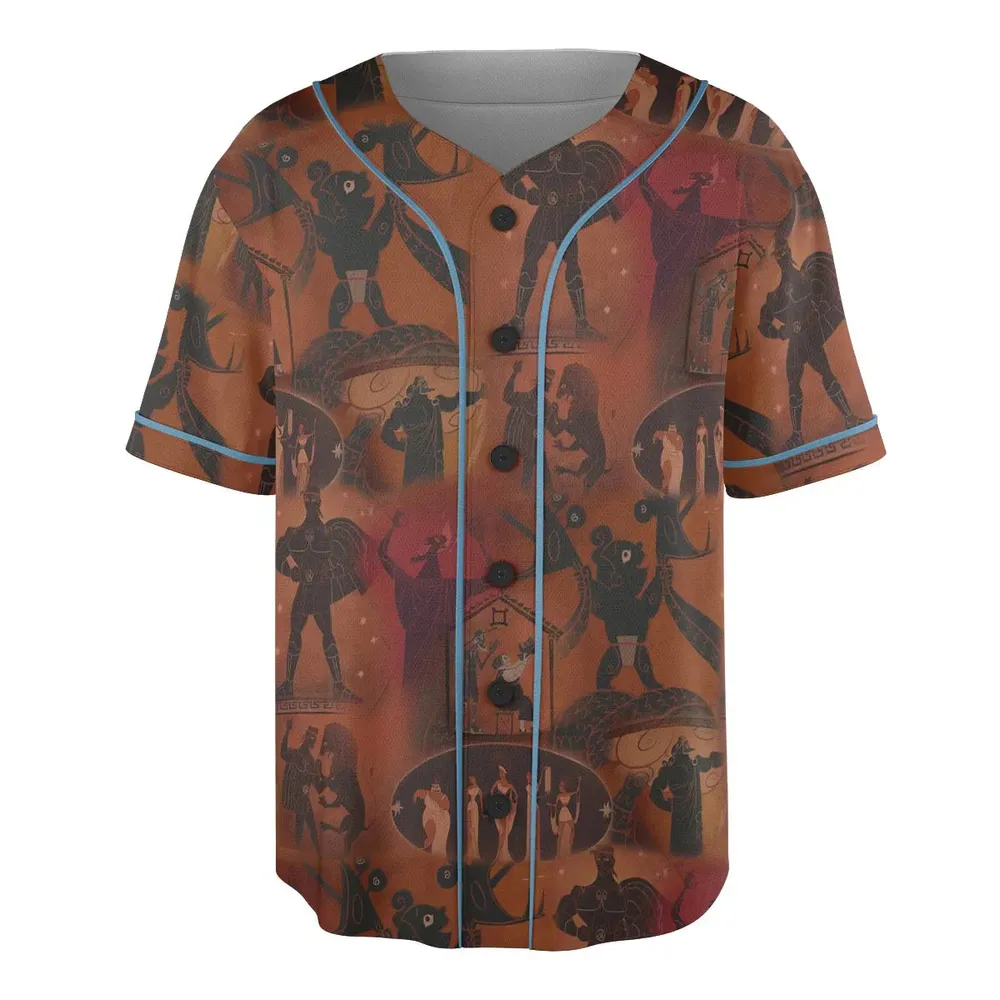 Ancient Hero Hercules 1997 Seamless Unisex Baseball Jersey - 3