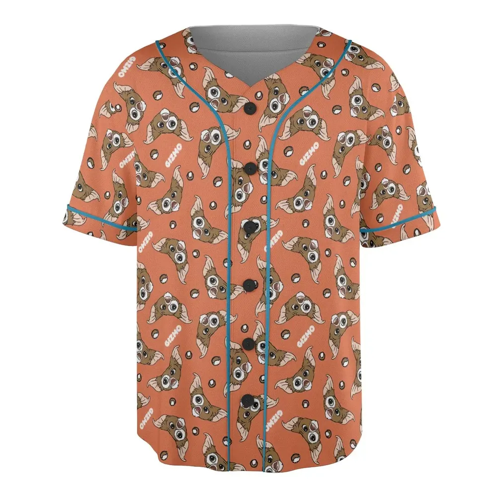 Gremlins Gizmo Head Toss Unisex Baseball Jersey - 3