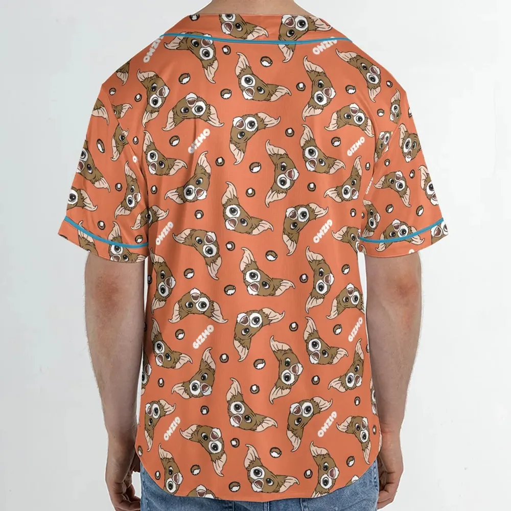 Gremlins Gizmo Head Toss Unisex Baseball Jersey - 2