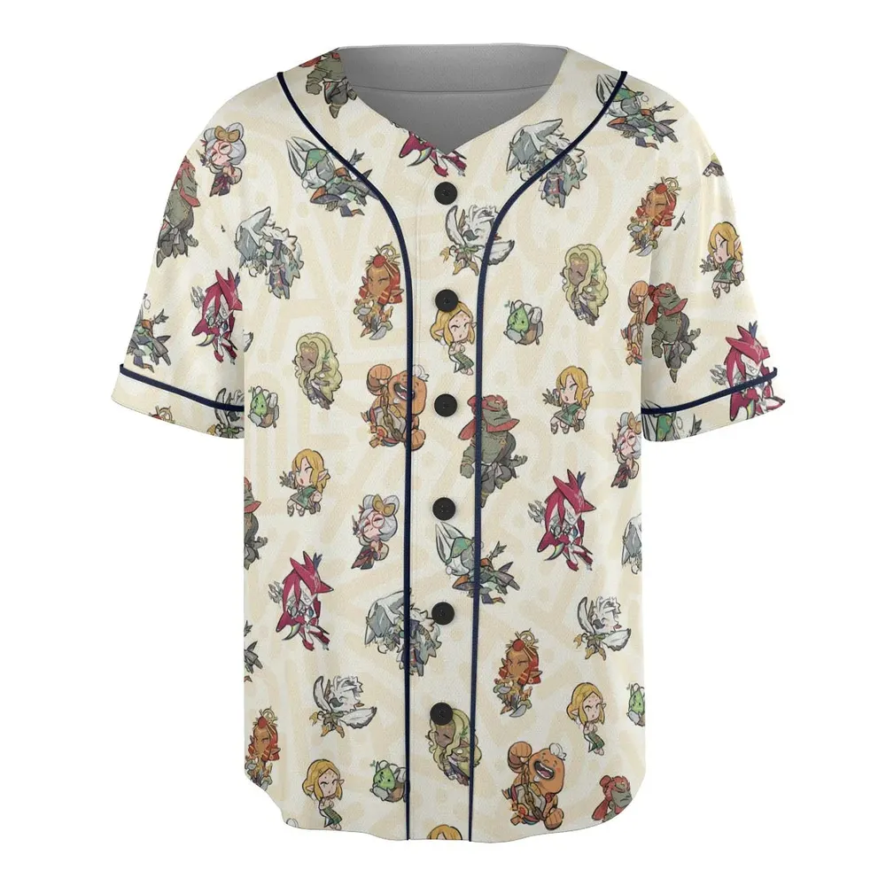 Link Look The Legend of Zelda Unisex Baseball Jersey - 3