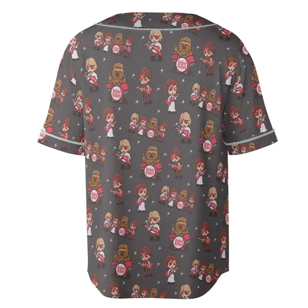 Rebel Band Star Wars Unisex Baseball Jersey - 4