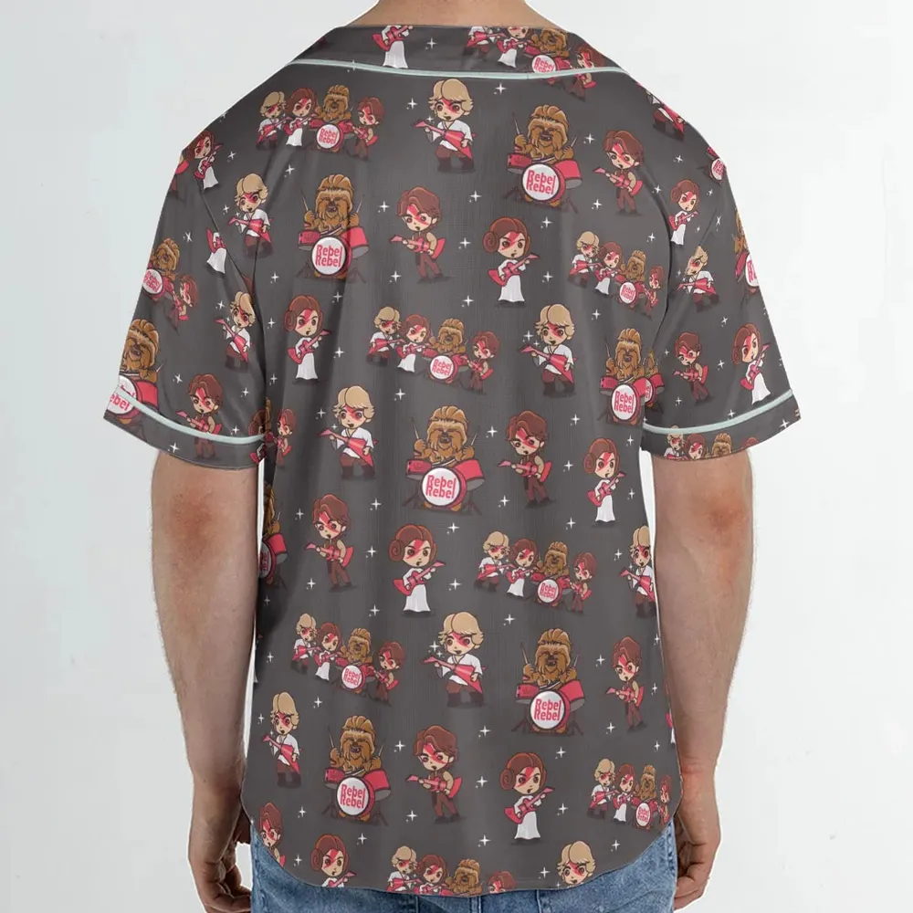 Rebel Band Star Wars Unisex Baseball Jersey - 2