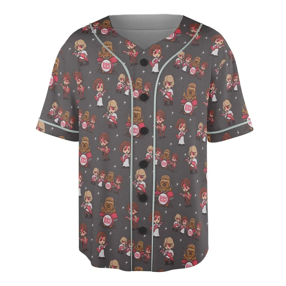 Rebel Band Star Wars Unisex Baseball Jersey - 3