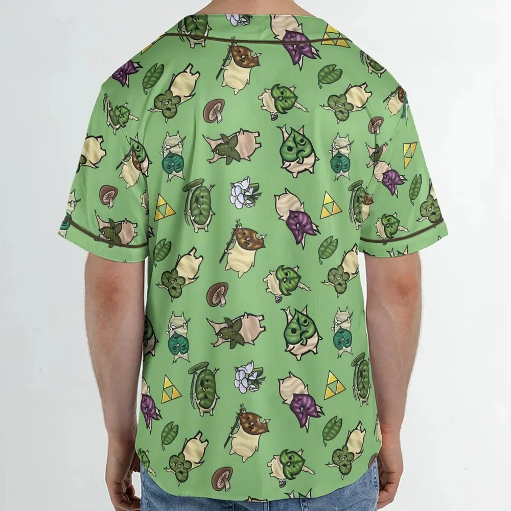 Korok Style The Legend of Zelda Unisex Baseball Jersey - 2