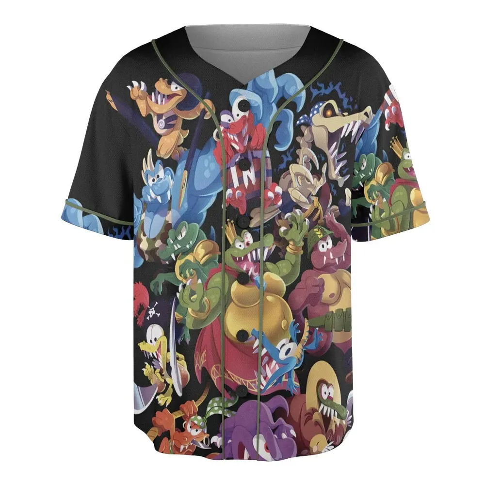 Krem Krew Donkey Kong Unisex Baseball Jersey - 3