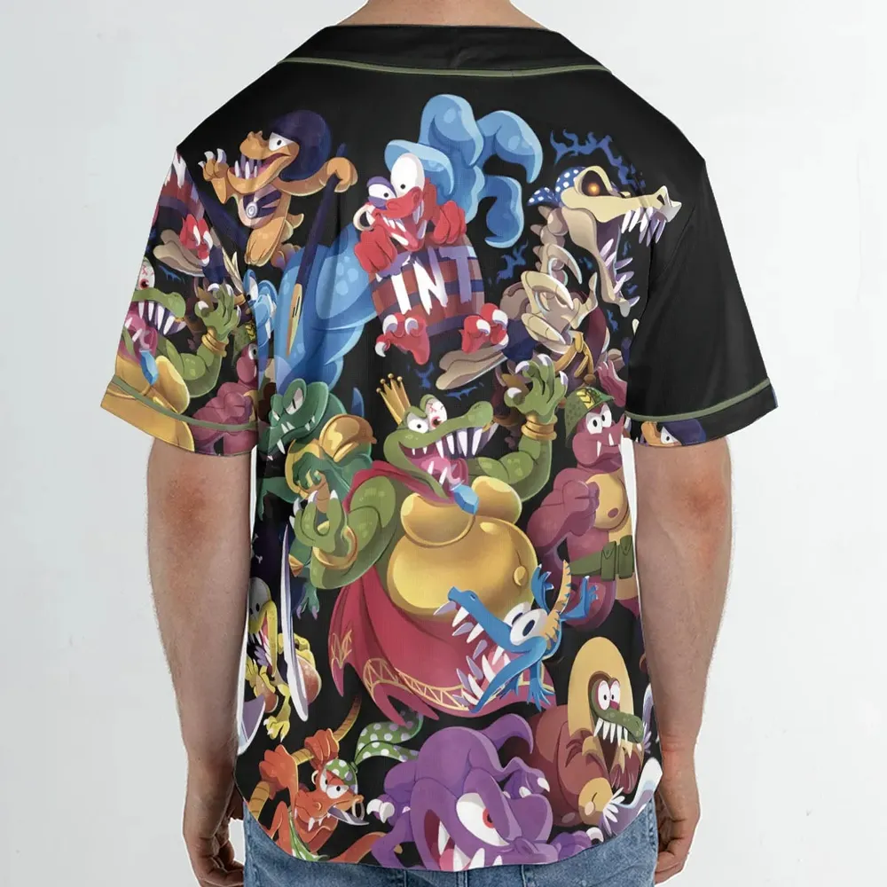 Krem Krew Donkey Kong Unisex Baseball Jersey - 2