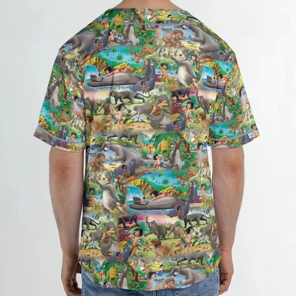 The Jungle Book Rudyard Kipling Seamless Unisex Baseball Jersey - 2