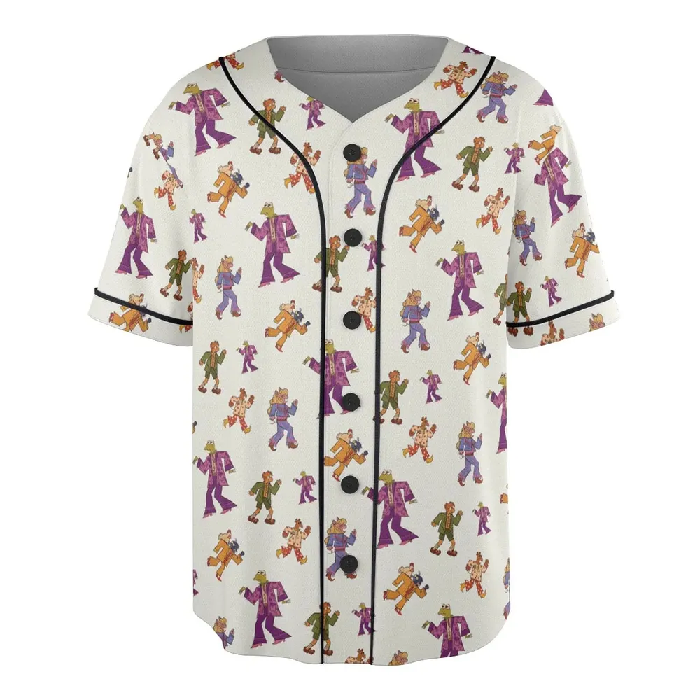 Talking Heads The Muppets Unisex Baseball Jersey - 3